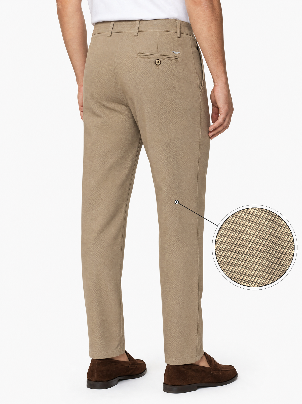 Pantalon Chino Piqué - JS Lucca