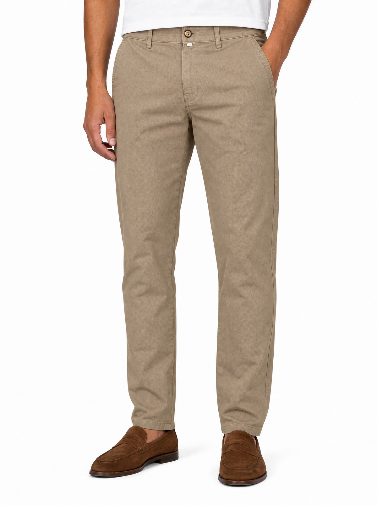 Pantalon Chino Piqué - JS Lucca
