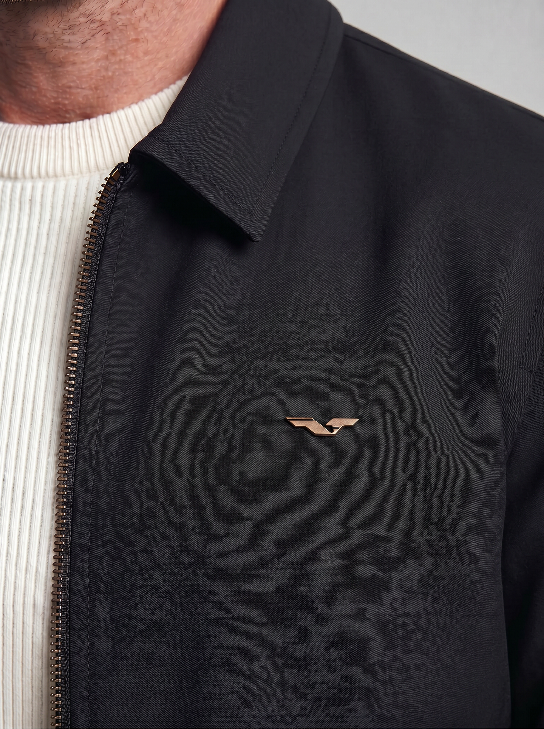 Jacket Zip Jamestone - JS Fairmont Black