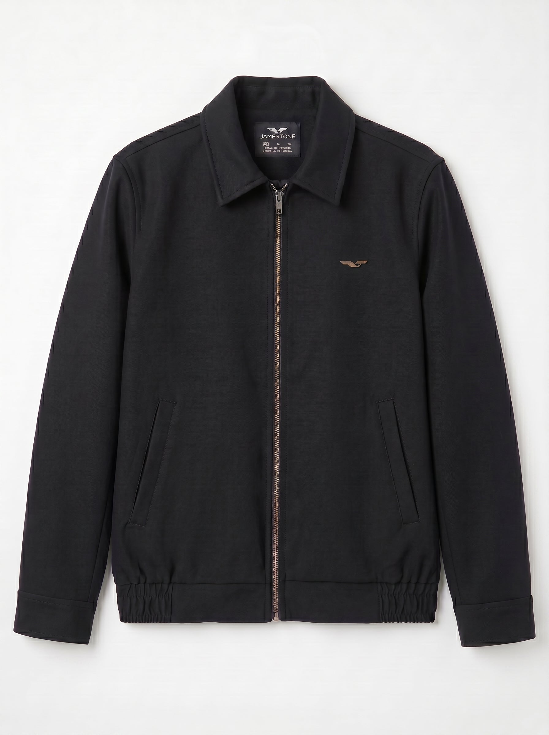 Jacket Zip Jamestone - JS Fairmont Black