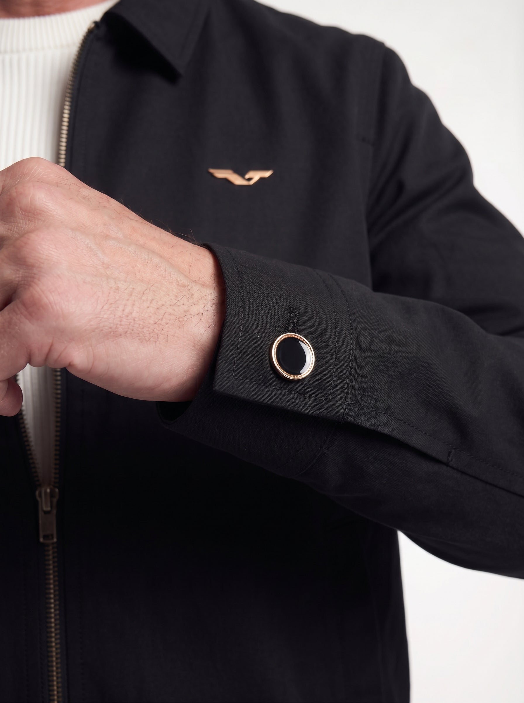 Jacket Zip Jamestone - JS Fairmont Black