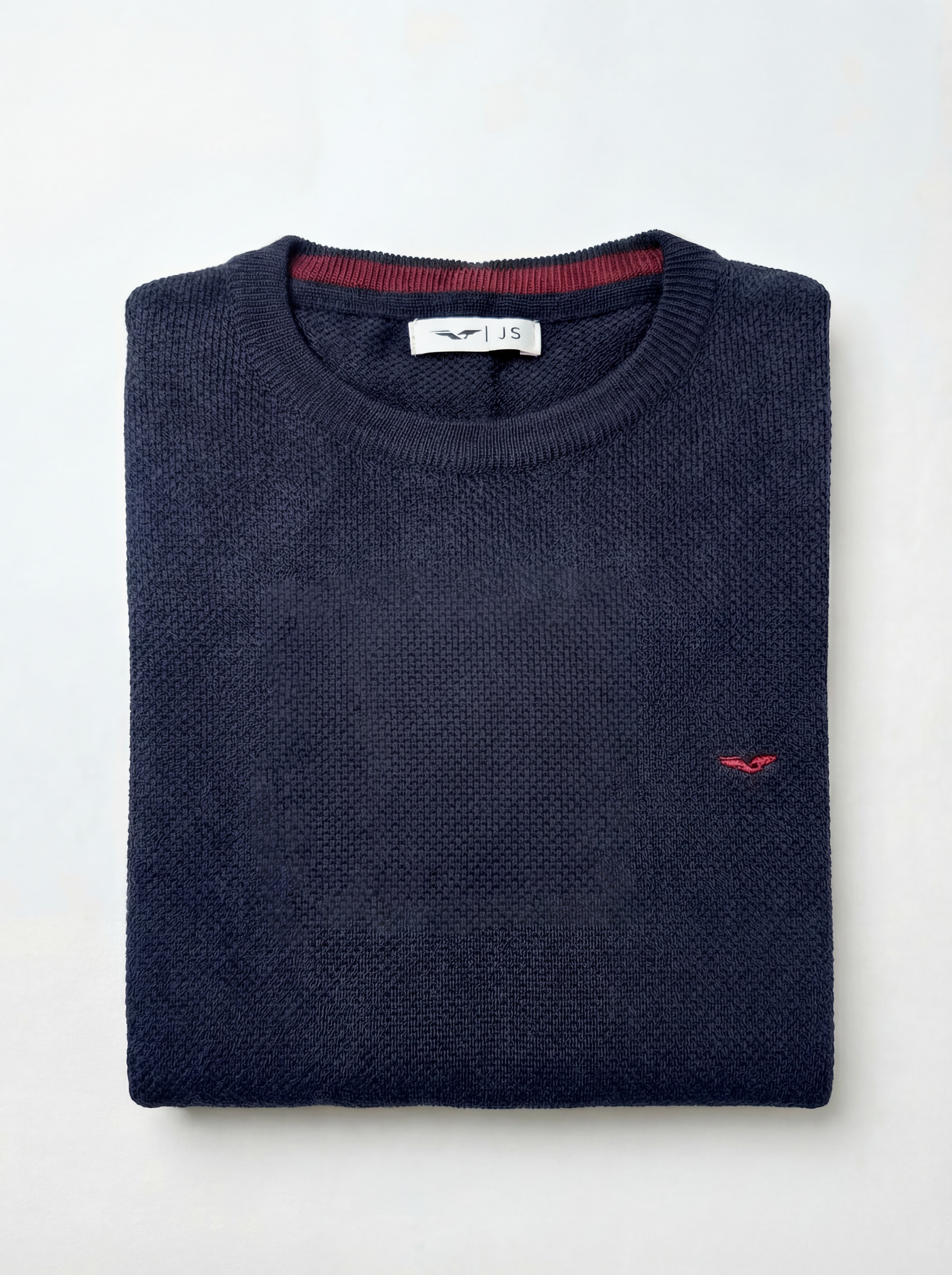 Tricot maille piquée 100% coton (Col rond) - JS Kingsley