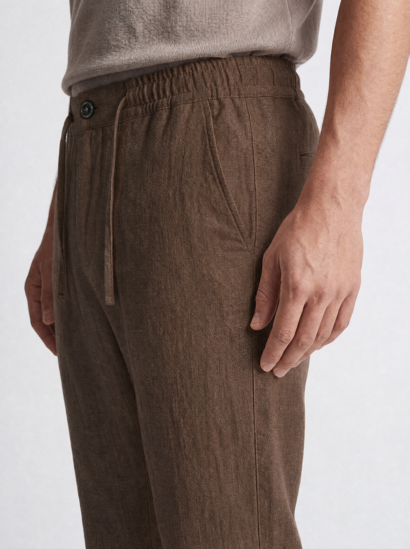 Pantalon En Lin Regular Fit - JS Linen