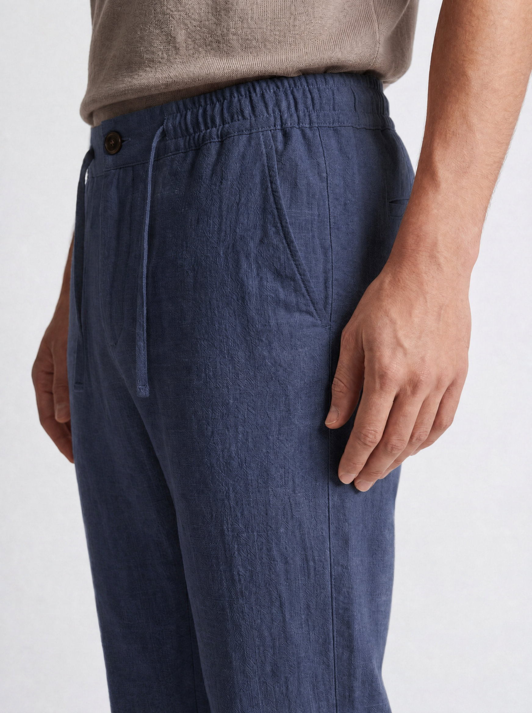 Pantalon En Lin Regular Fit - JS Linen