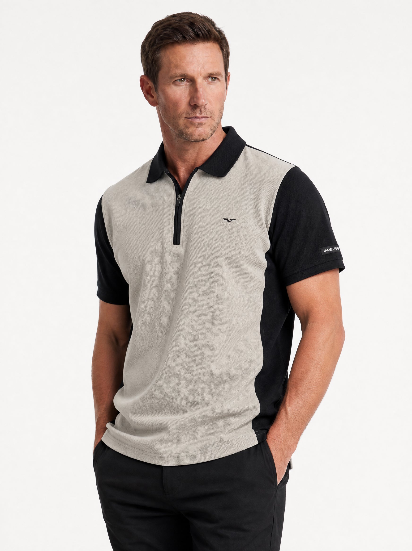 Polo demi-zip JS Capri