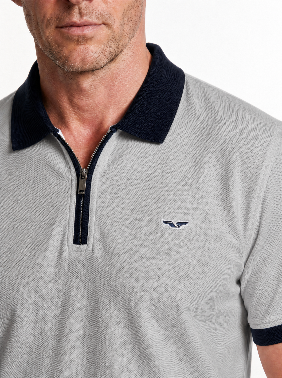 Polo Demi-zip - JS Cambridge