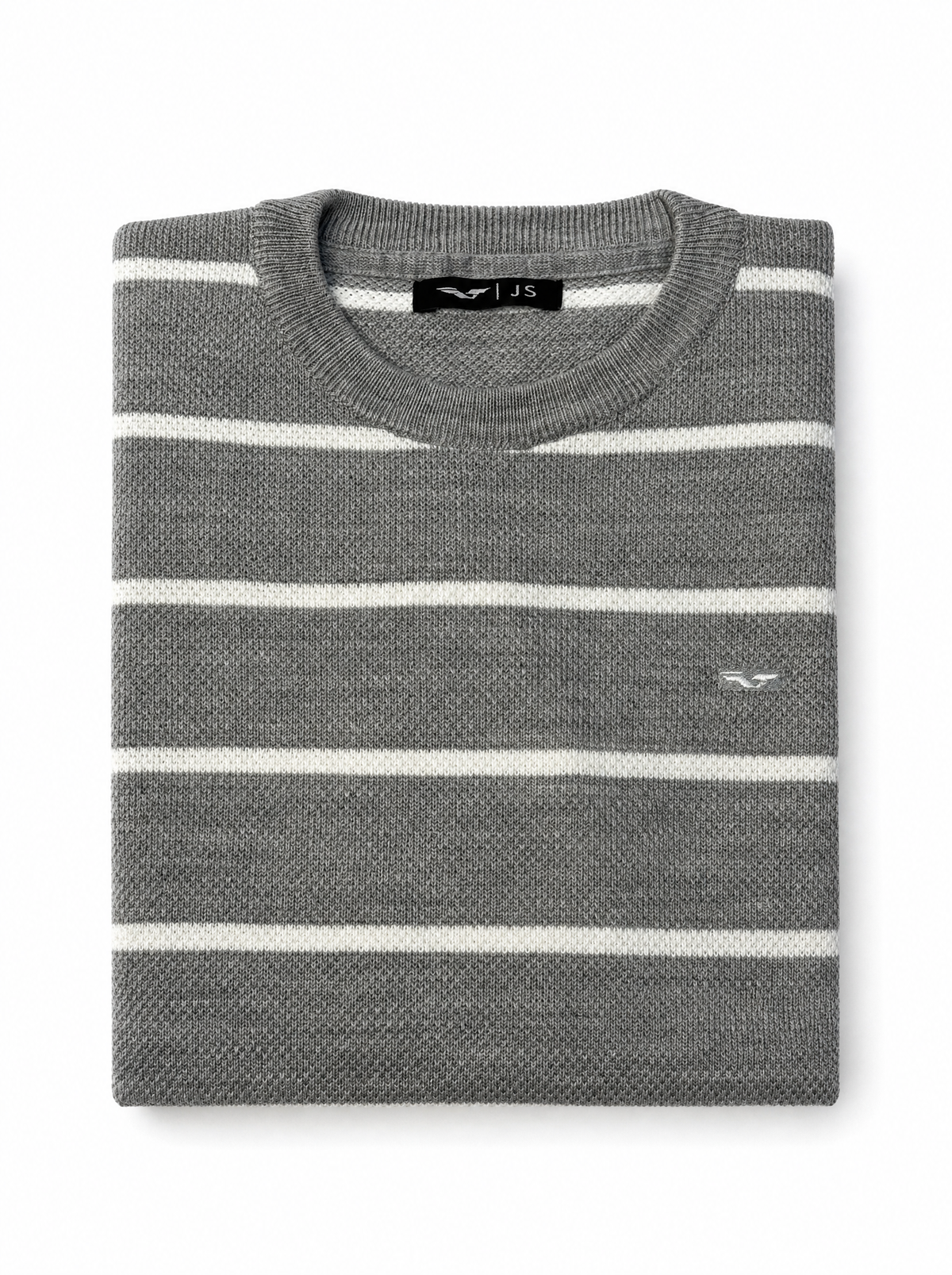 Tricot en maille rayée ( Col rond ) - JS OXFORD