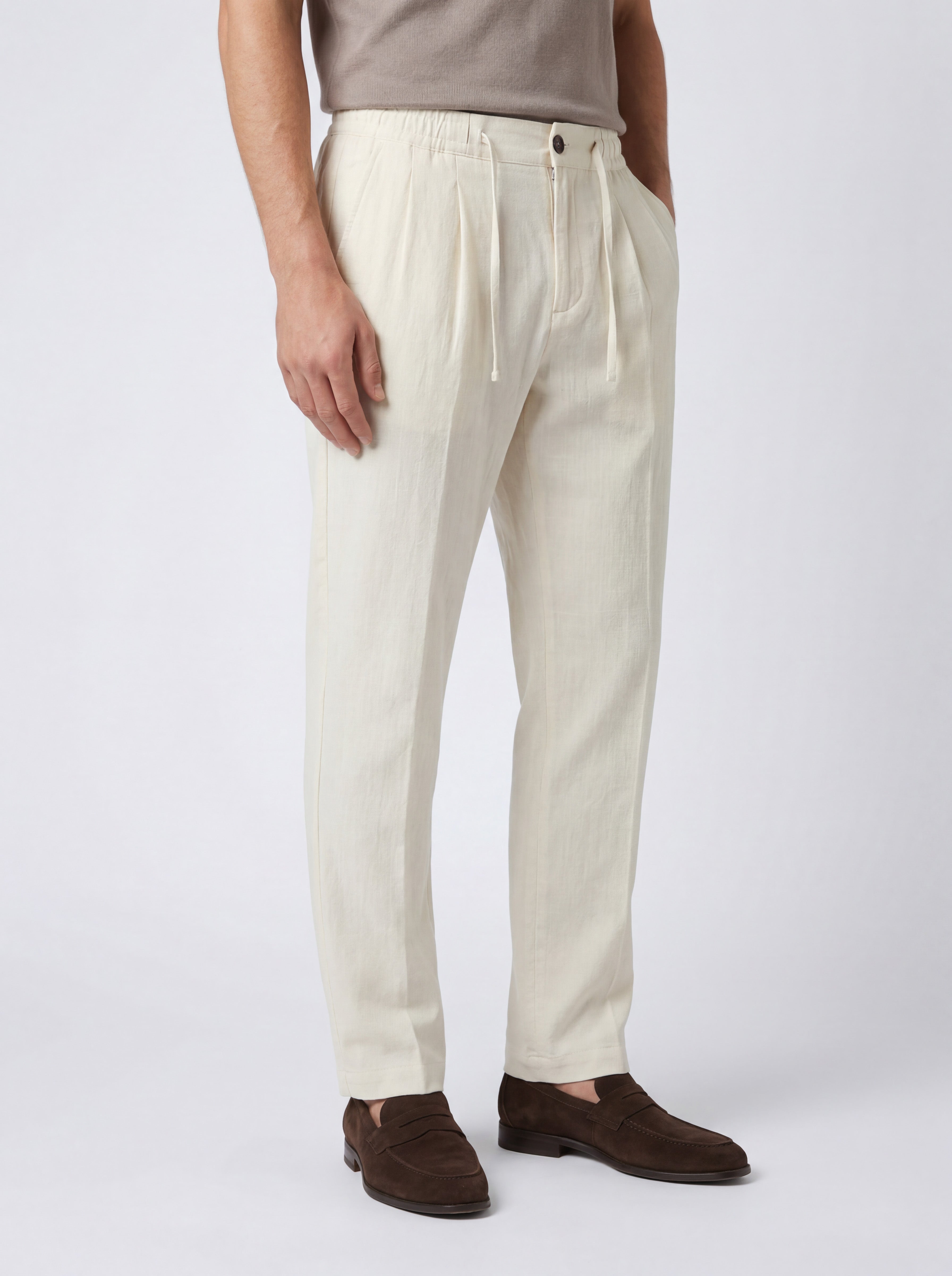 Pantalon En Lin Regular Fit - JS Linen