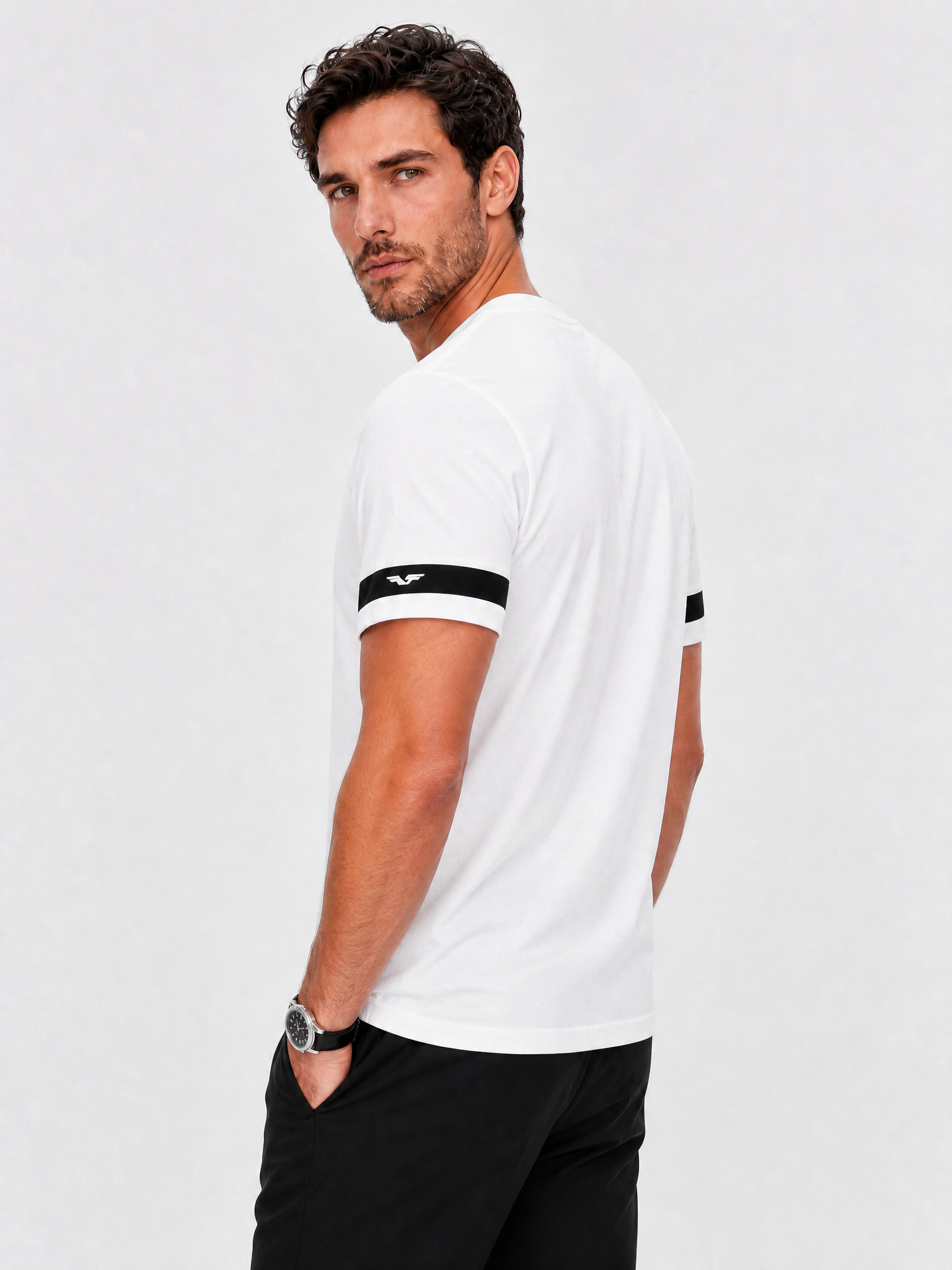Ensemble - T-shirt JS Signature + Pantalon En Lin + Mule 100% Daim (-15%)