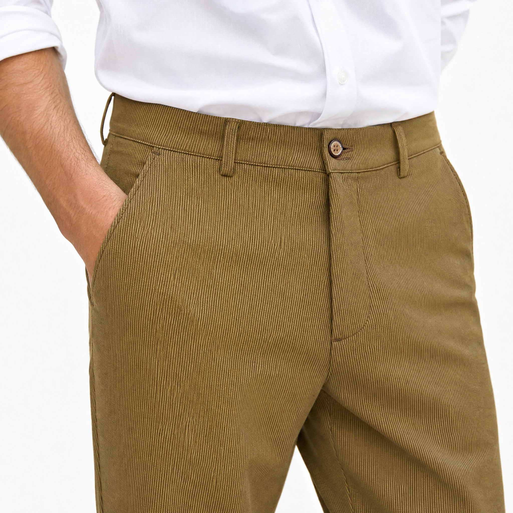 Pantalon Chino Rayé - JS Milano