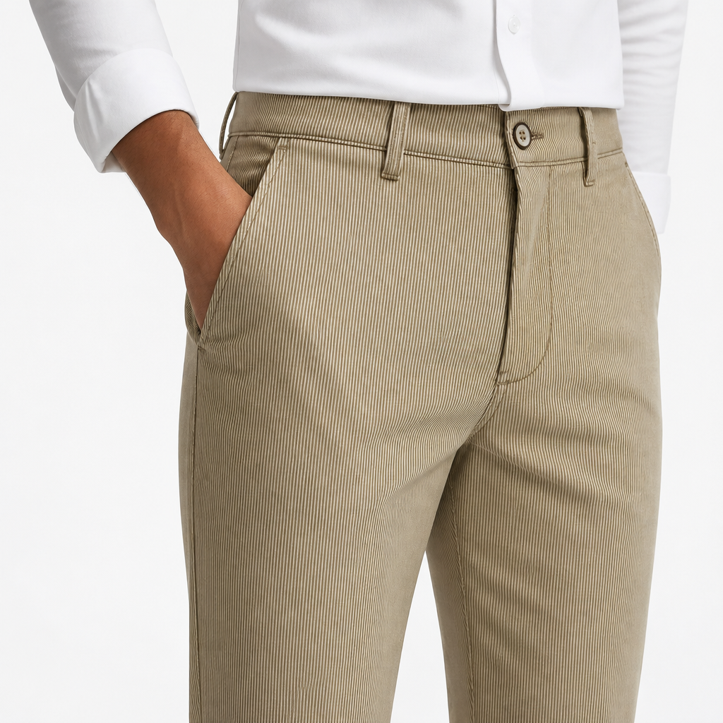Pantalon Chino Rayé - JS Milano