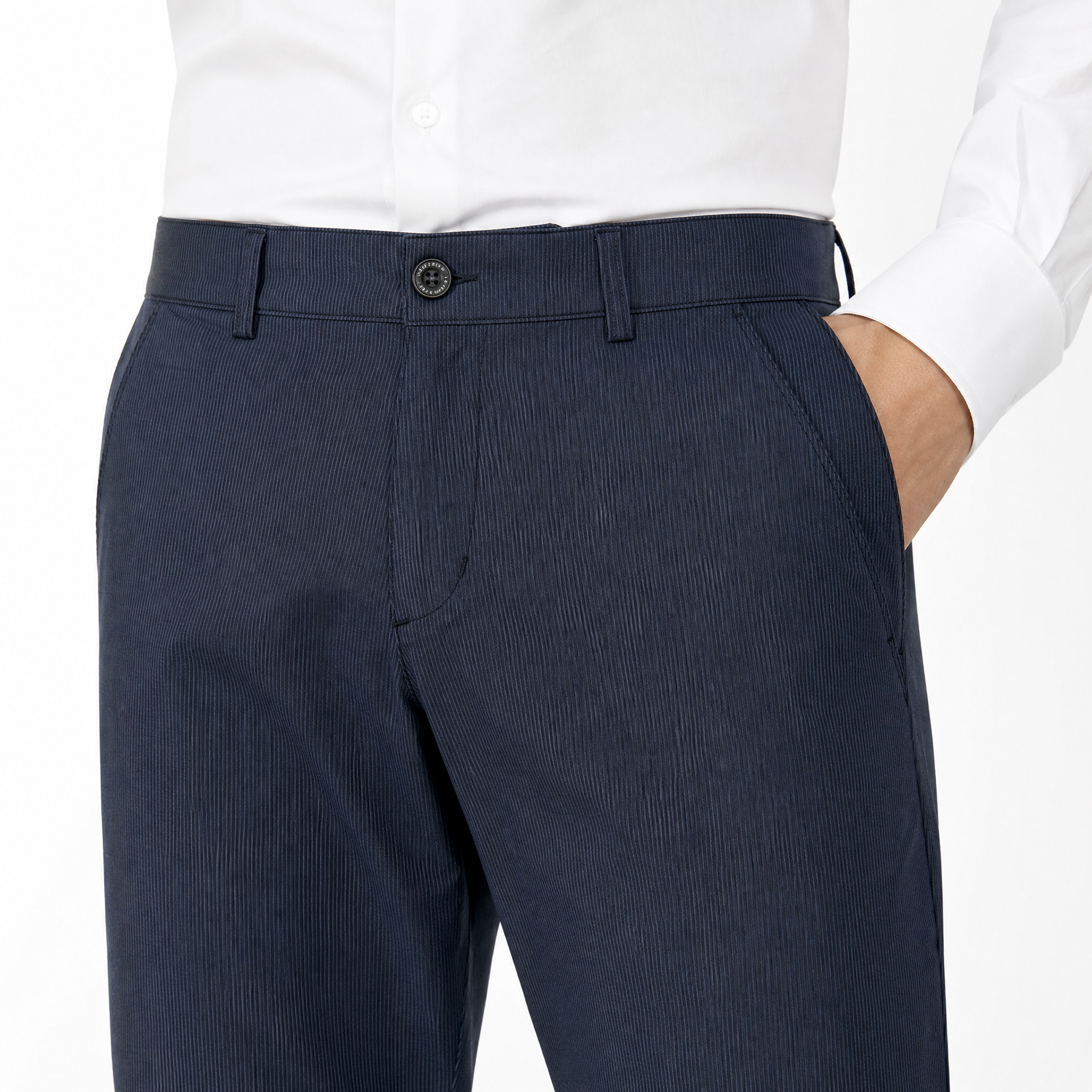 Pantalon Chino Rayé - JS Milano