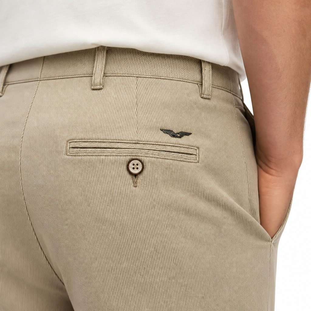 Pantalon Chino Rayé - JS Milano