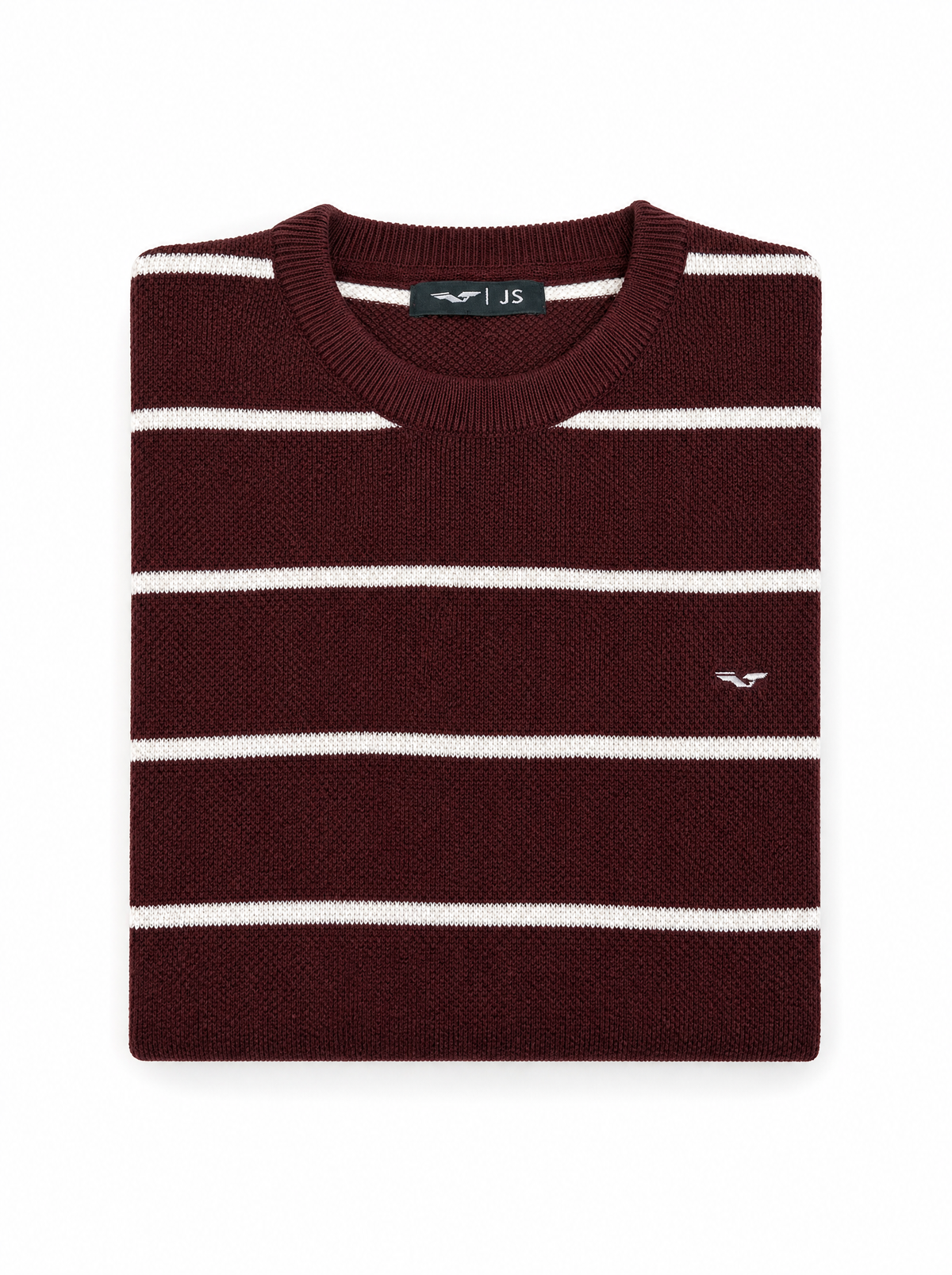 Tricot en maille rayée ( Col rond ) - JS OXFORD