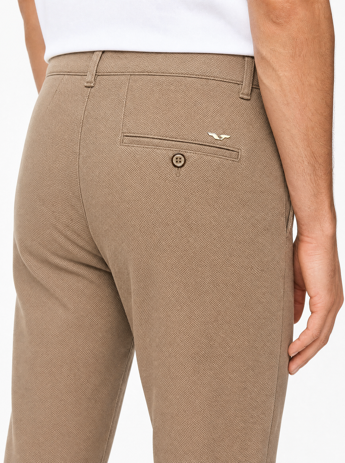 Pantalon Chino Piqué - JS Lucca