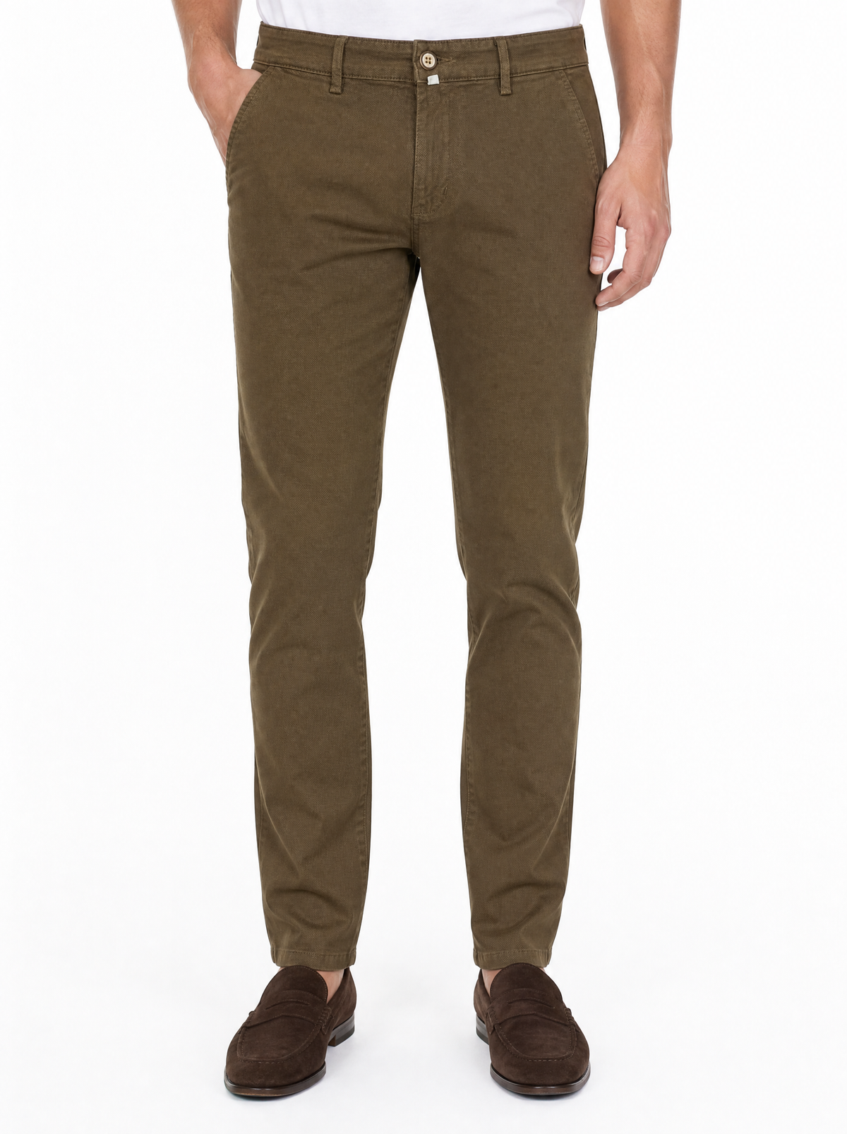Pantalon Chino Piqué - JS Lucca