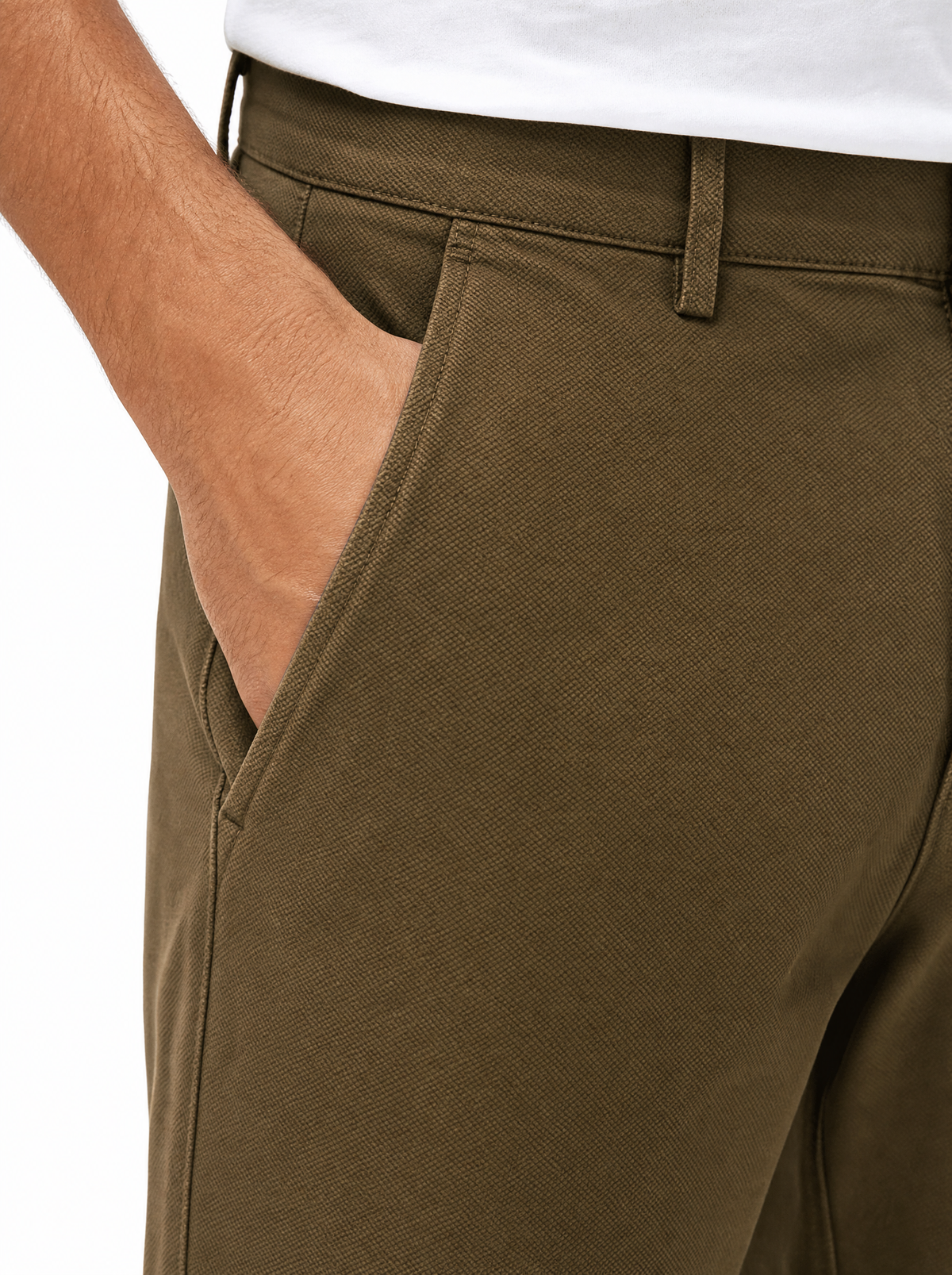 Pantalon Chino Piqué - JS Lucca