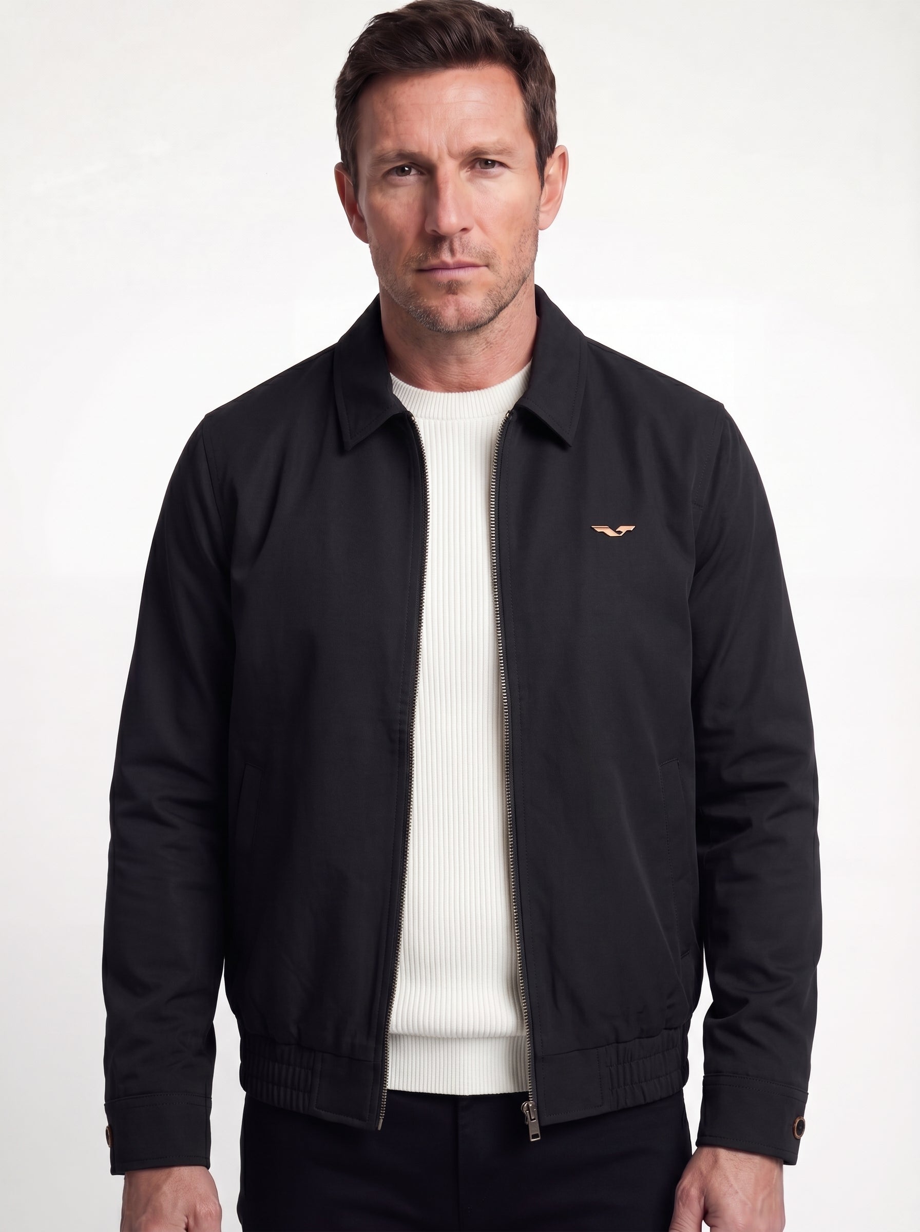 Jacket Zip Jamestone - JS Fairmont Black