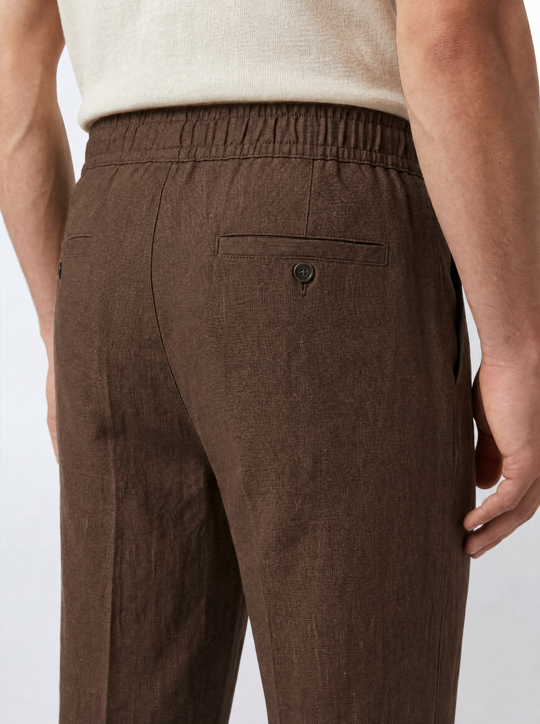 Pantalon En Lin Regular Fit - JS Linen