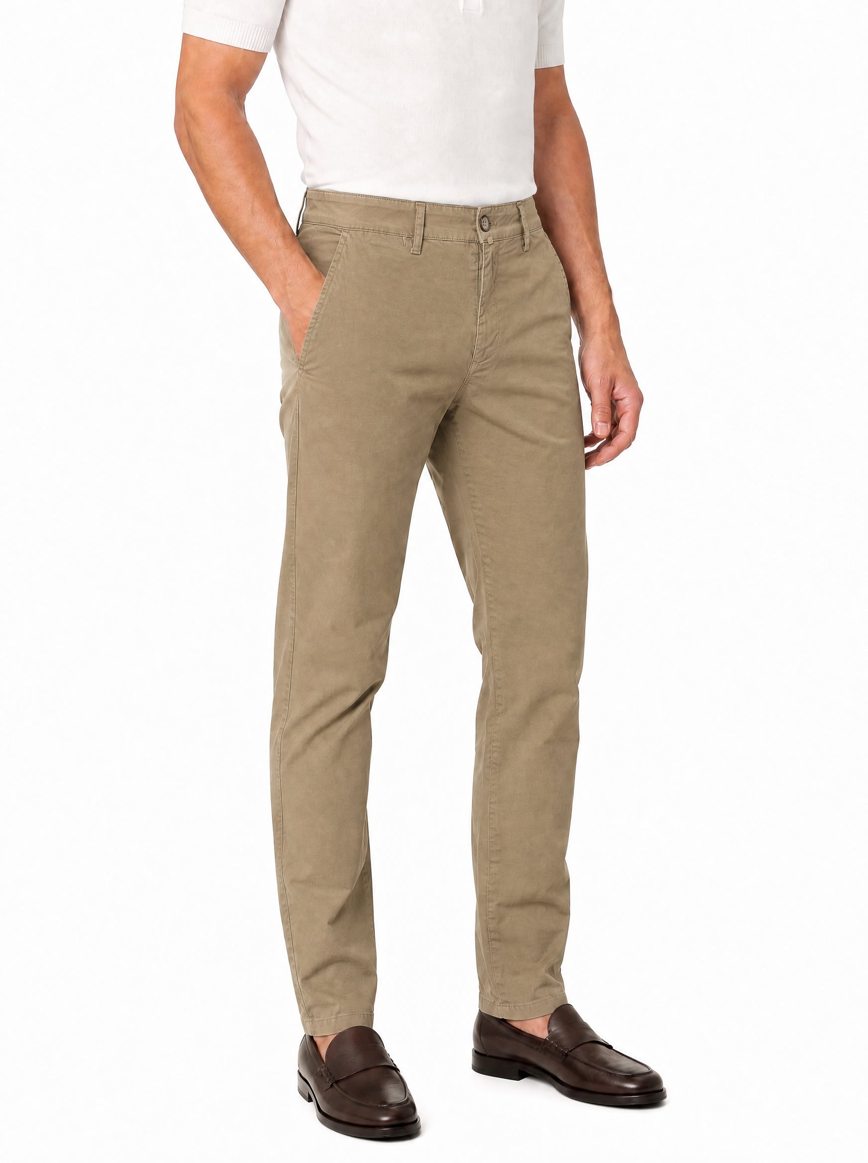 Pantalon Chino - JS Como Passepoilé
