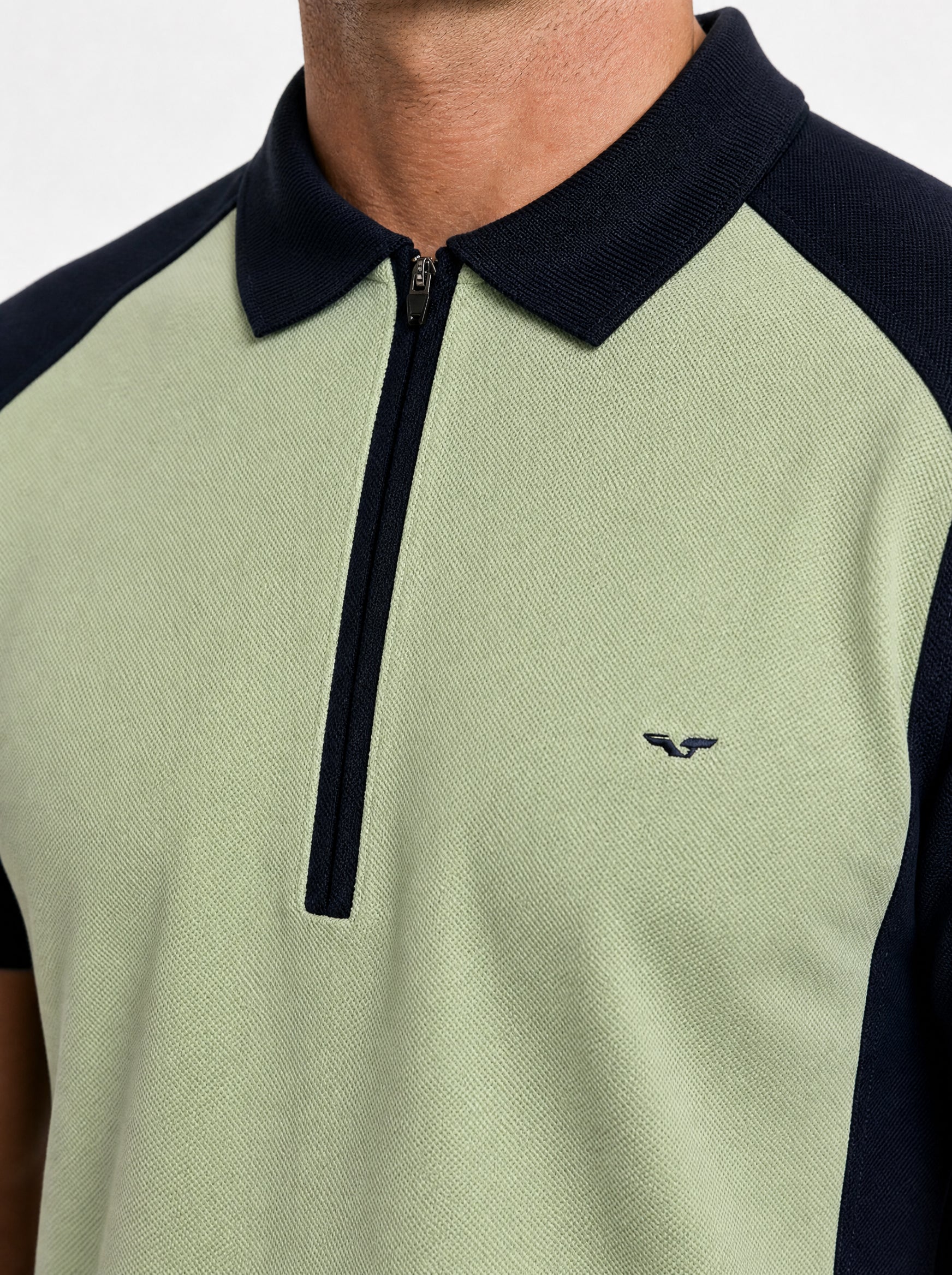 Polo demi-zip JS Capri