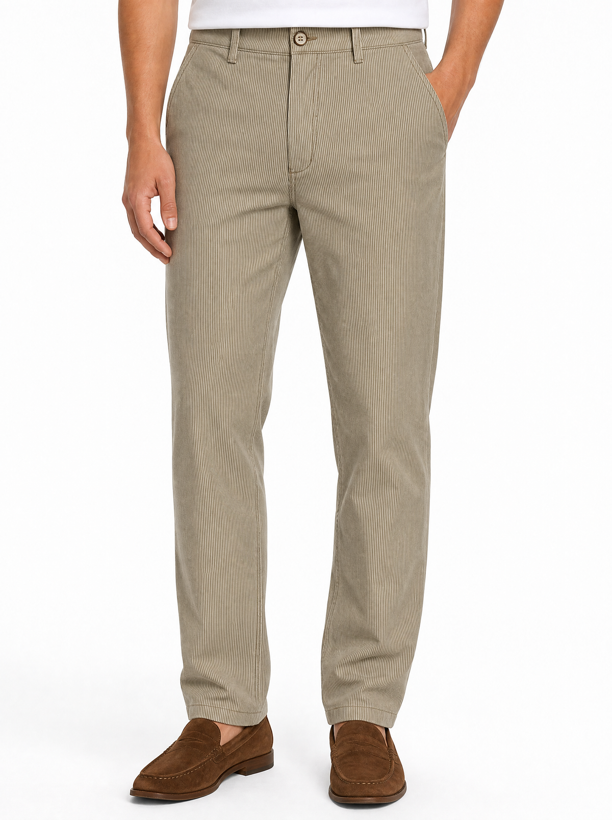 Pantalon Chino Rayé - JS Milano