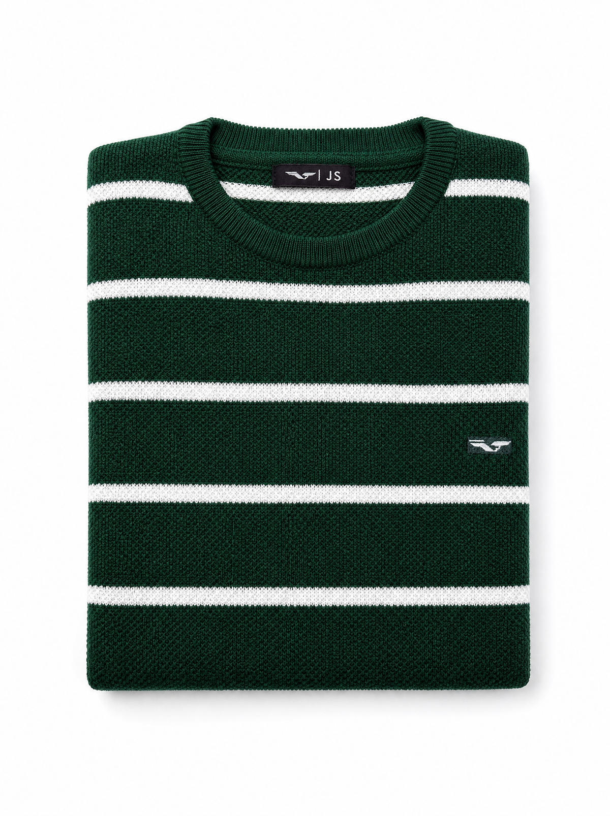Tricot en maille rayée ( Col rond ) - JS OXFORD