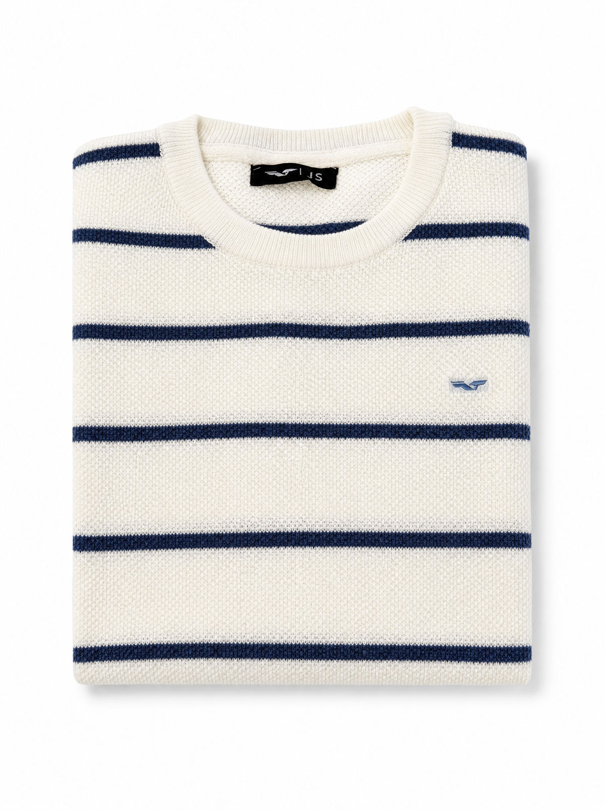 Tricot en maille rayée ( Col rond ) - JS OXFORD