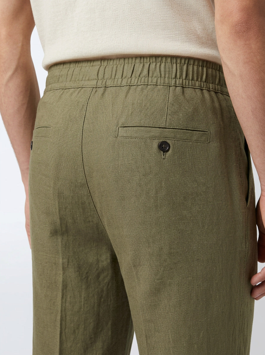 Pantalon En Lin Regular Fit - JS Linen