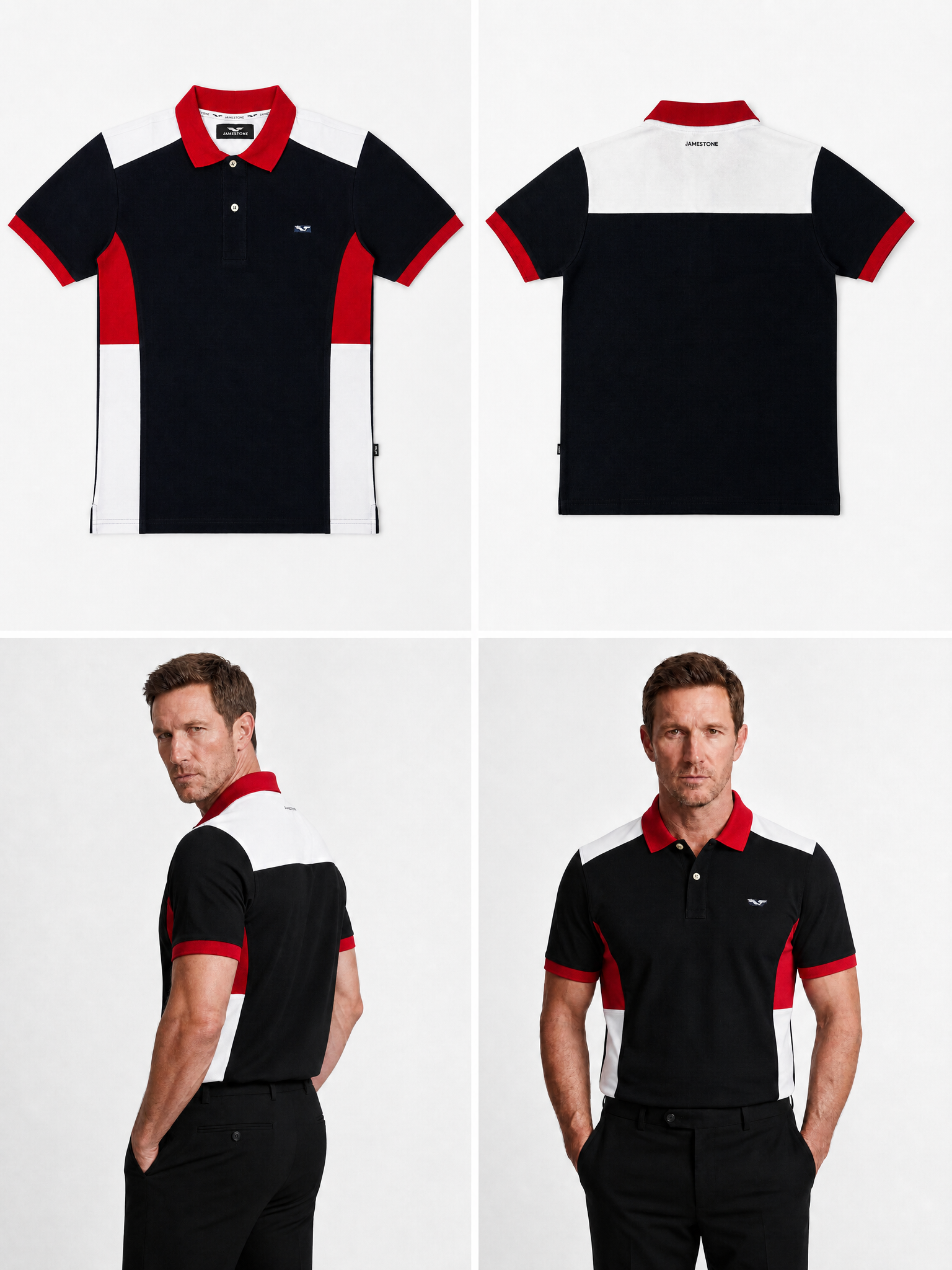 Polo Contrast Classique - JS Victory