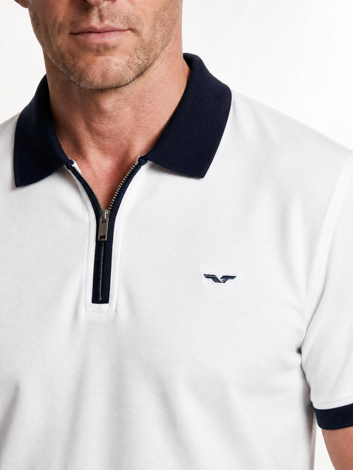 Polo Demi-zip - JS Cambridge