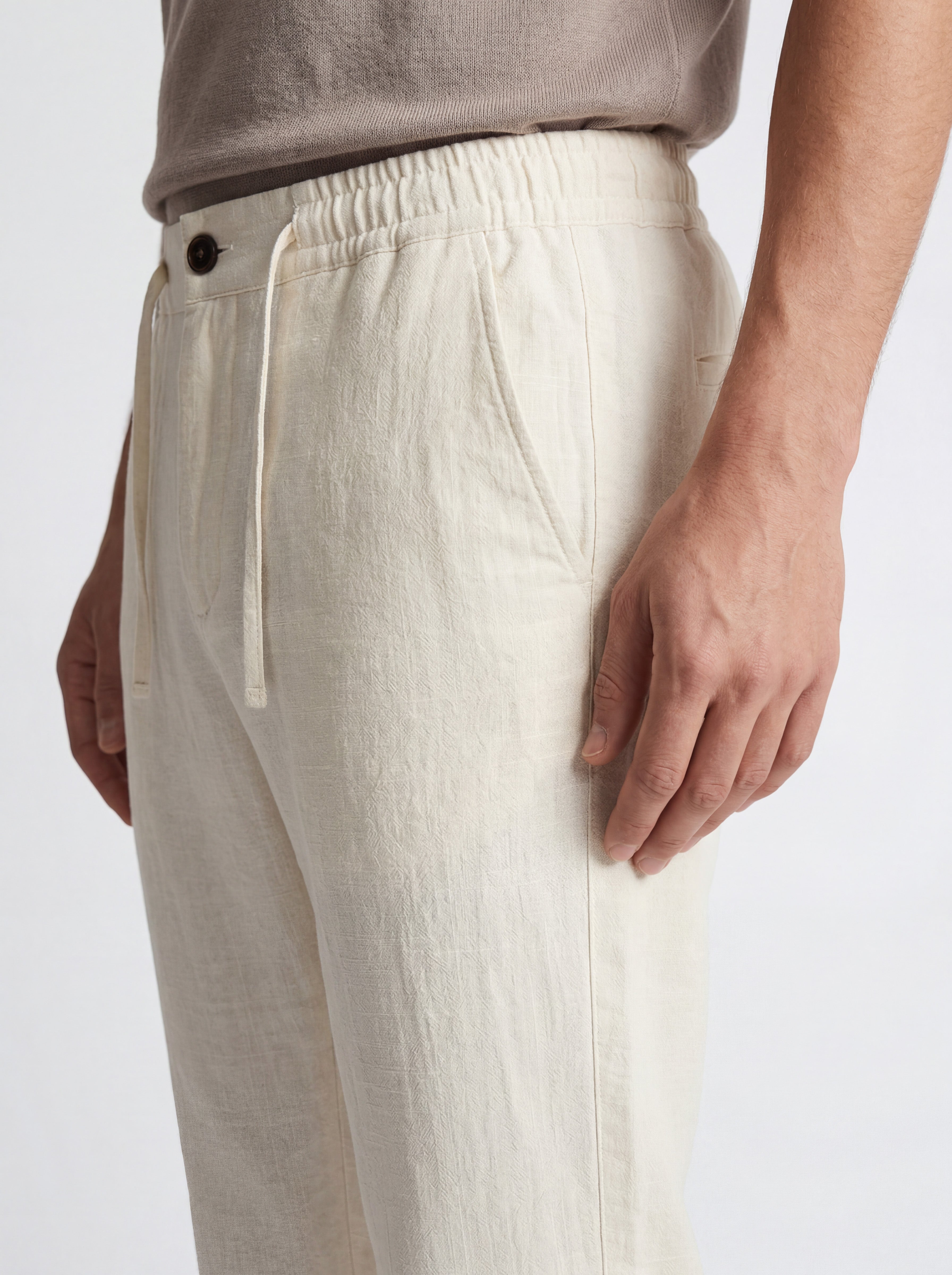 Pantalon En Lin Regular Fit - JS Linen