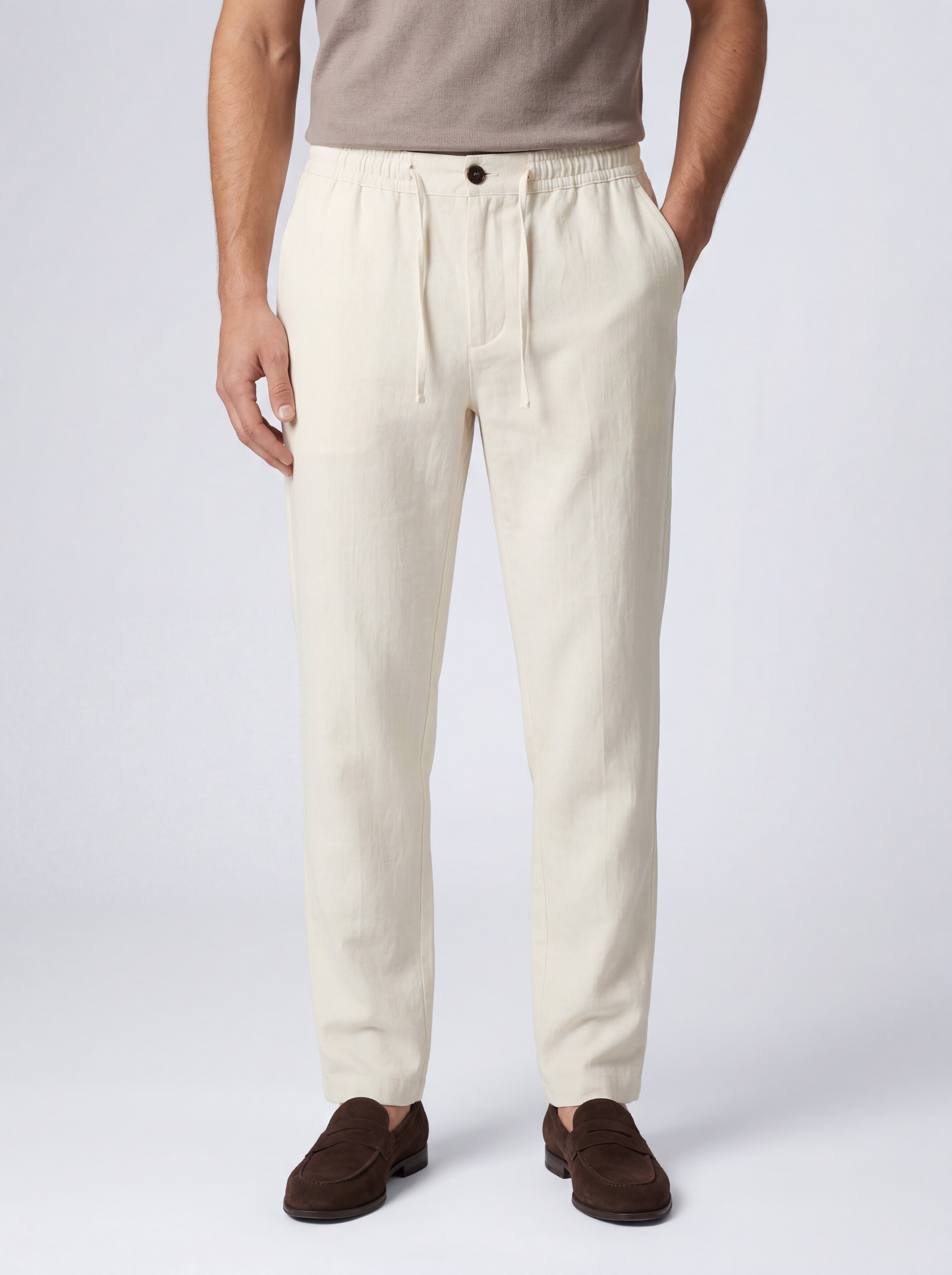 Pantalon En Lin Regular Fit - JS Linen