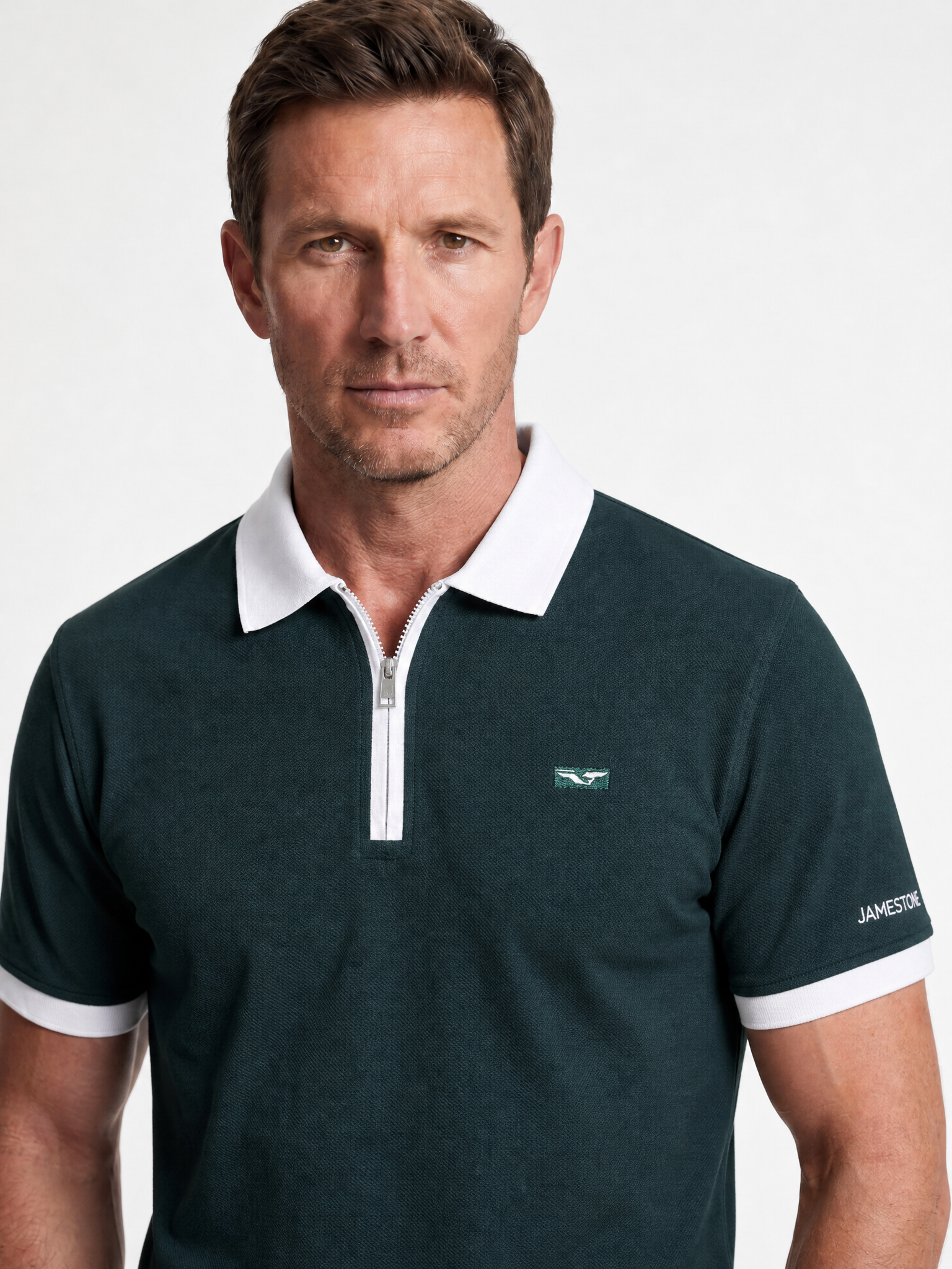 Polo Demi-zip - JS Cambridge